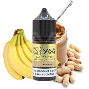 خرید سالت گرانولای موز کره بادام‌ زمینی پاد سالت – Pod Salt Peanut Butter Banana Granola 30ml