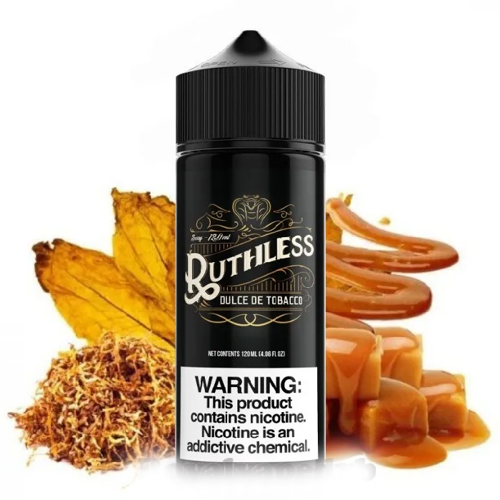 خرید جویس تنباکو کارامل راتلس – Ruthless Dulce De Tobacco 120ml