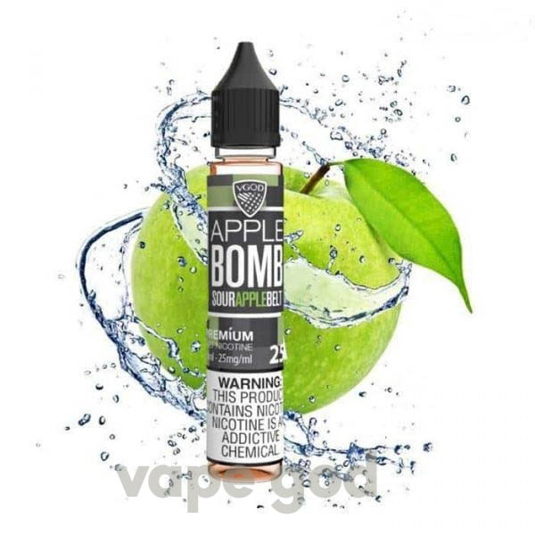خرید سالت بمب سیب سبز یخ ویگاد – VGOD Salt Apple Bomb ICE 30ml